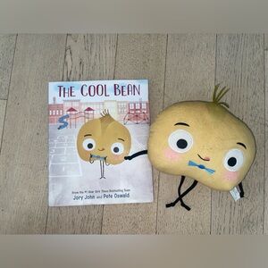 The Cool Bean Book Character Plush & Book
